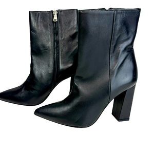 Charles David Women's Lupo Pointed Toe High Heel Booties Size 7